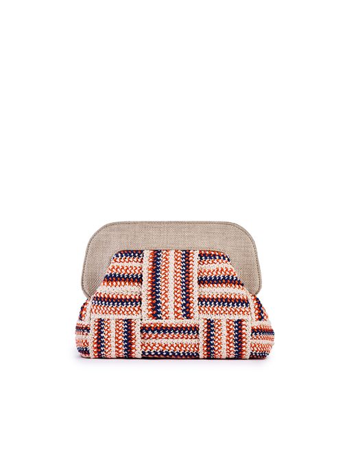 Borsa Dalia Multi H01 Beige/Blu/Arancione viamailbag | DALIA MULTIH01